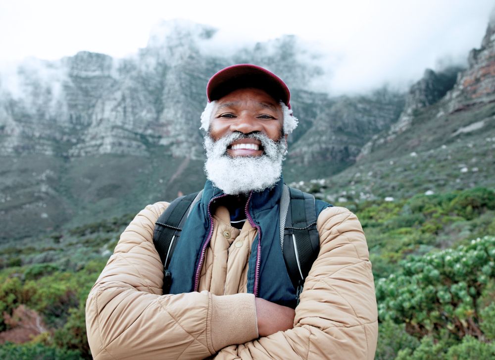 Hiker with Dental Implants